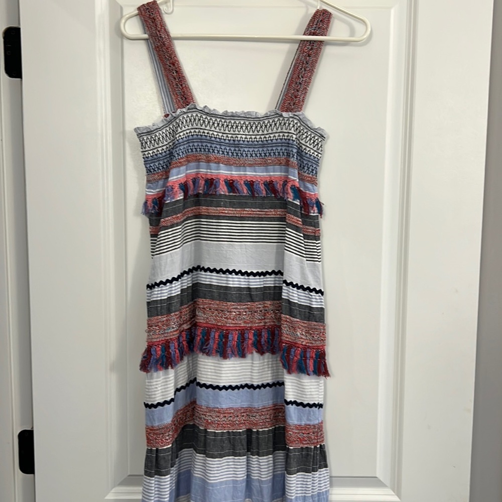 Zara fringe midi dress